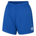 Royal Blue - Front - Umbro Womens-Ladies Club Logo Shorts