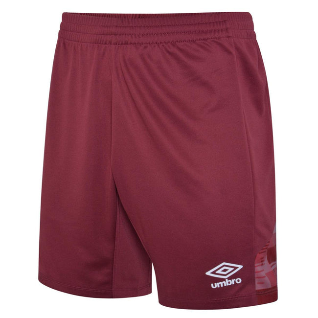 New Claret - Front - Umbro Mens Vier Shorts
