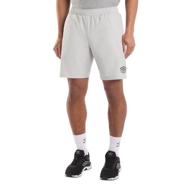 Harbor Mist - Front - Umbro Mens Pro Training Woven Shorts