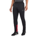 Black-Red Dahlia - Side - Umbro Mens Pro Training Polyester Jogging Bottoms