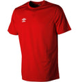 Vermillion - Front - Umbro Mens Club Short-Sleeved Jersey