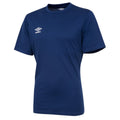 Navy - Front - Umbro Mens Club Short-Sleeved Jersey
