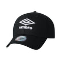 Black - Front - Umbro 3D Logo Baseball Cap