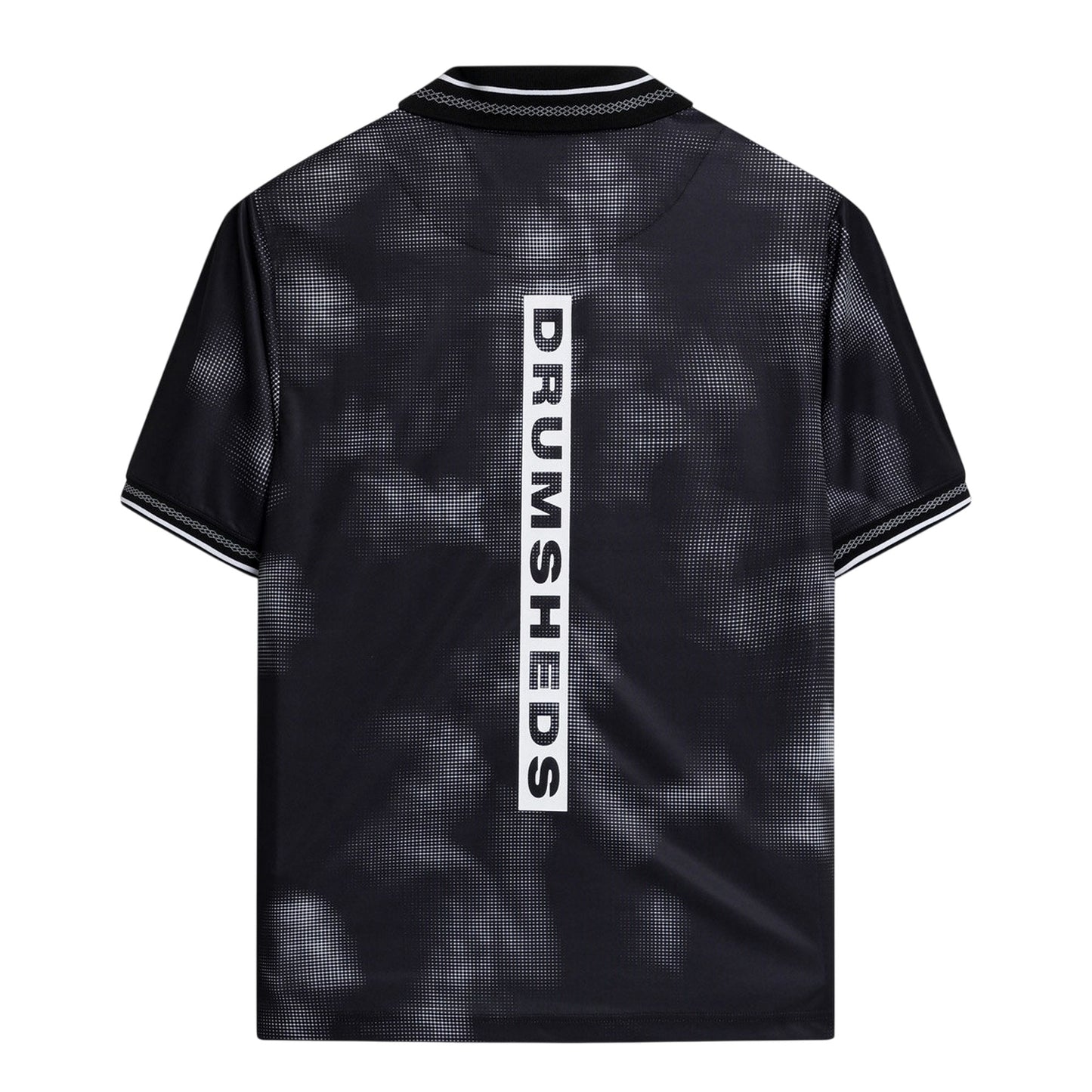 Grey-Black - Back - Umbro Unisex Adult Drumsheds Football Shirt