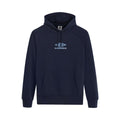 Vista Blue-Dark Navy - Front - Umbro Mens Iconic Hoodie