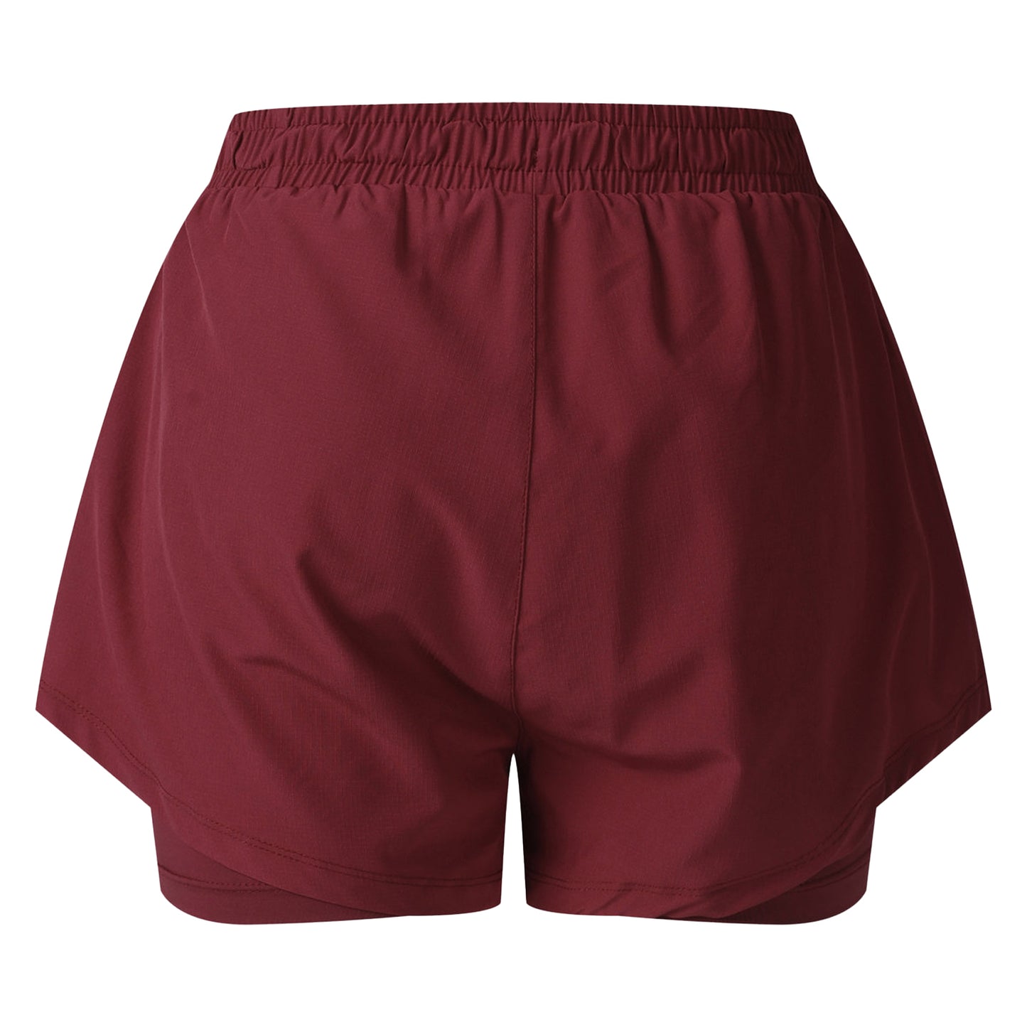 Plum - Back - Umbro Womens-Ladies Pro Training Hybrid Short