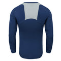 Navy - Back - Umbro Mens Elite V Neck Base Layer Top