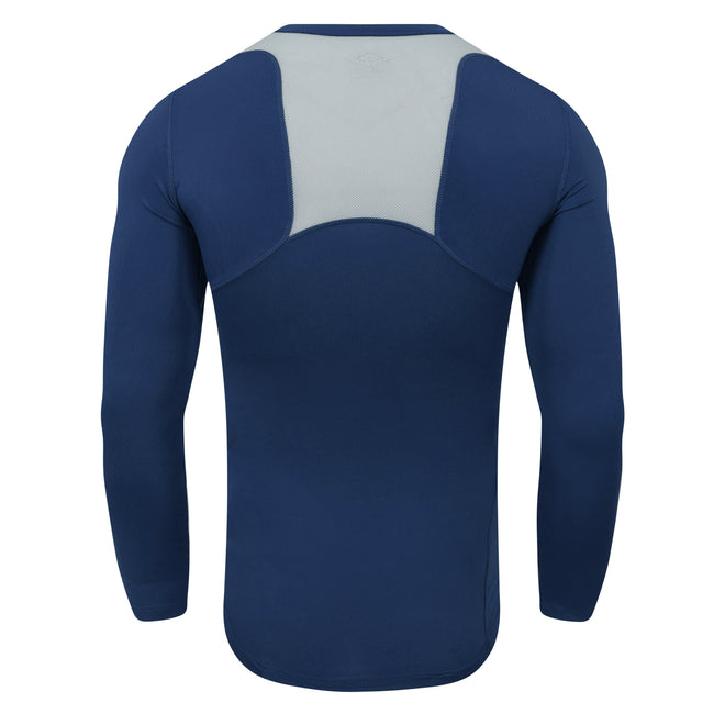 Navy - Back - Umbro Mens Elite V Neck Base Layer Top