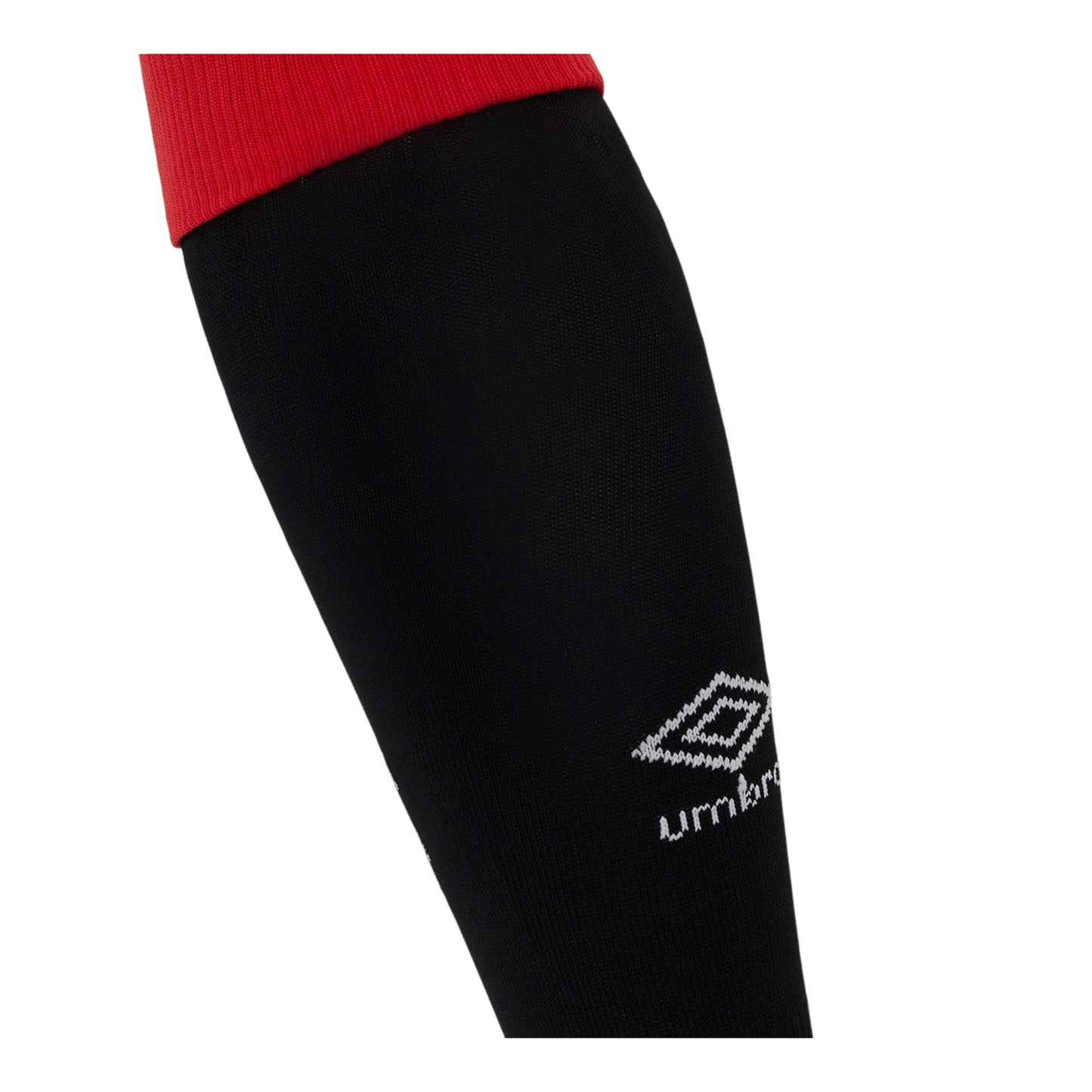 Caviar-Flame Scarlet - Side - Umbro Childrens-Kids 25-26 Rangers FC Home Socks