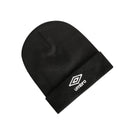 Black - Back - Umbro Logo Beanie