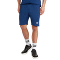 Navy Blue-White - Side - Umbro Mens Club Leisure Shorts