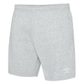 Grey Marl-White - Front - Umbro Mens Club Leisure Shorts