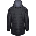 Black-Carbon - Back - Umbro Mens Padded Jacket