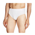 White - Side - Umbro Mens Plain Briefs (Pack of 3)