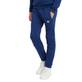 Navy-White - Pack Shot - Umbro Childrens-Kids Club Leisure Jogging Bottoms