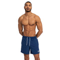 Navy - Front - Umbro Mens Taped Swim Shorts