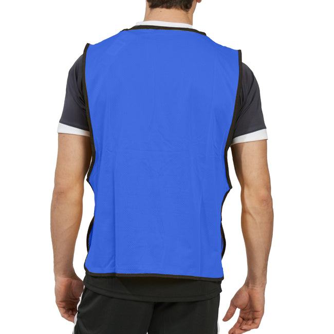 Royal Blue-Black - Pack Shot - Umbro Unisex Adult Training Bib