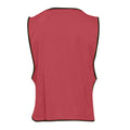 Vermillion-Black - Side - Umbro Unisex Adult Training Bib