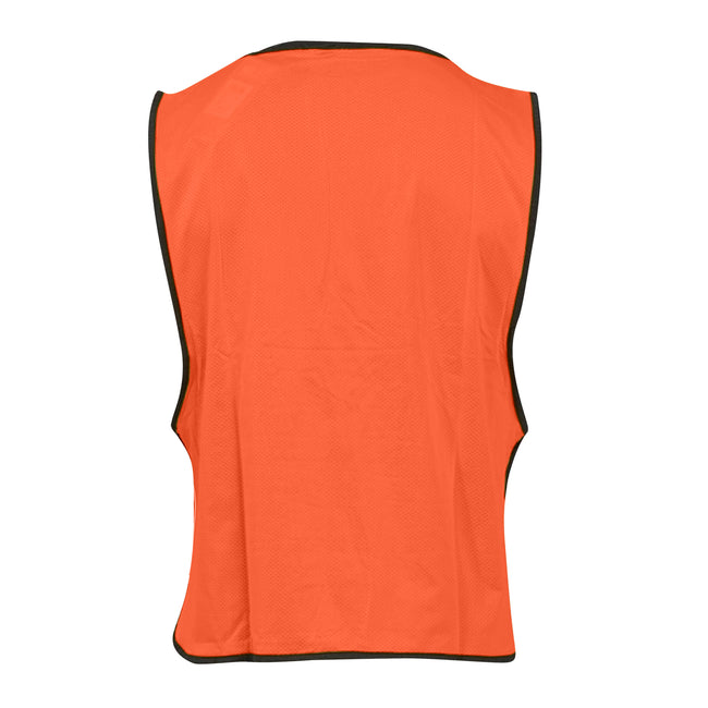 Fluorescent Orange-Black - Side - Umbro Unisex Adult Training Bib