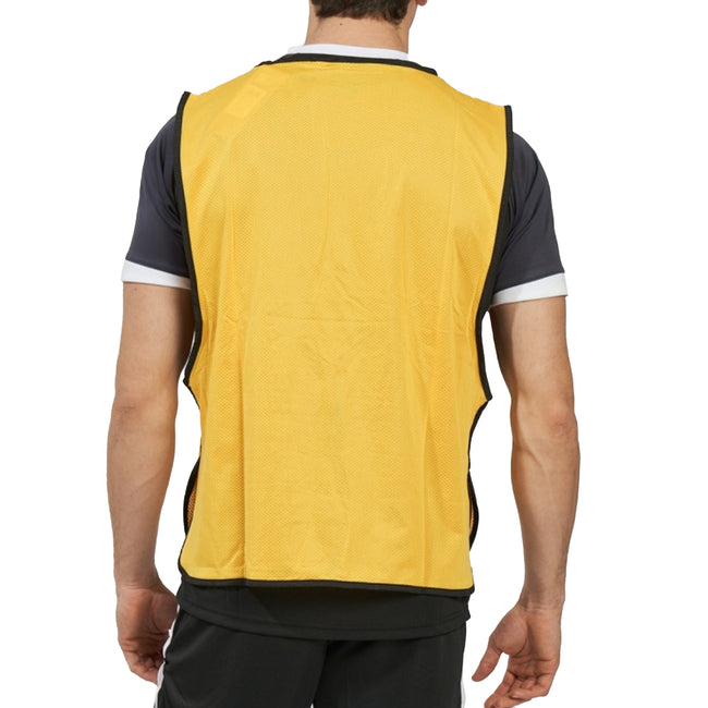 Yellow-Black - Lifestyle - Umbro Unisex Adult Training Bib
