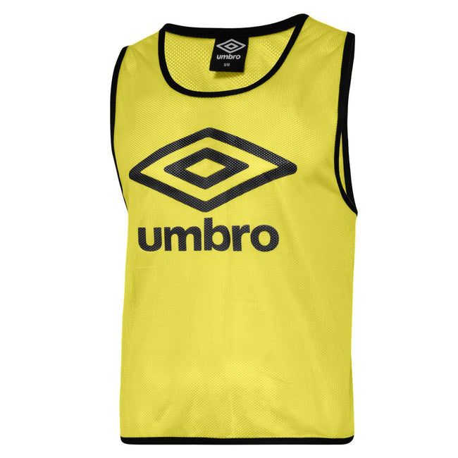 Yellow-Black - Front - Umbro Unisex Adult Training Bib