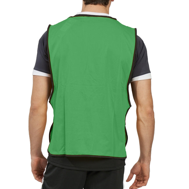 Emerald-Black - Pack Shot - Umbro Unisex Adult Training Bib