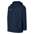 Dark Navy - Front - Umbro Childrens-Kids Club Essential Waterproof Jacket