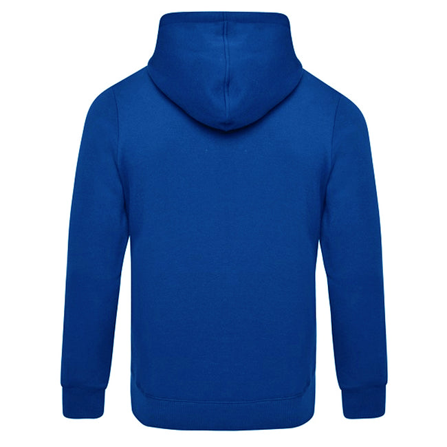 Royal Blue-White - Back - Umbro Childrens-Kids Club Leisure Full Zip Drawstring Hoodie