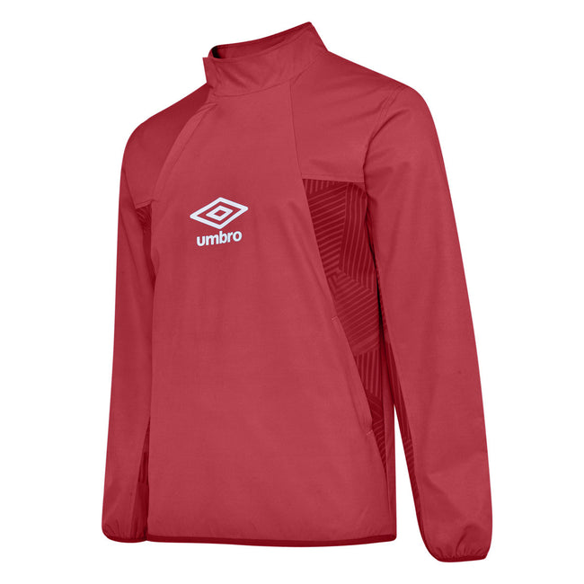 Vermillion - Front - Umbro Childrens-Kids Maxium Windproof Jacket