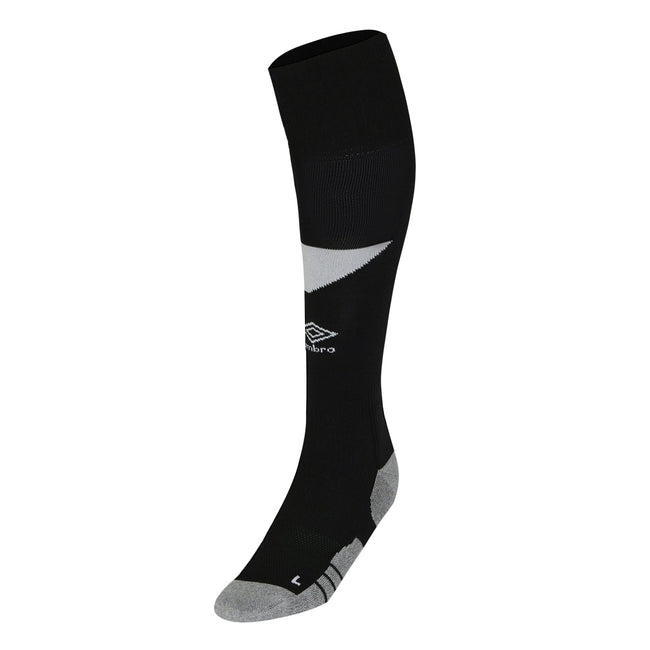 Black-Grey - Side - Derby County FC Childrens-Kids 22-23 Umbro Home Socks