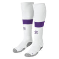 White-Purple - Front - VFL Osnabruck Mens 22-23 Umbro Away Socks
