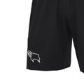 Black - Side - Derby County FC Childrens-Kids 22-23 Umbro Home Shorts