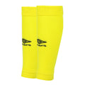 Safety Yellow-Carbon - Side - Umbro Boys Leg Sleeves