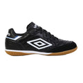Black-White-Royal Blue - Side - Umbro Mens Speciali Eternal Team Nt Leather Trainers