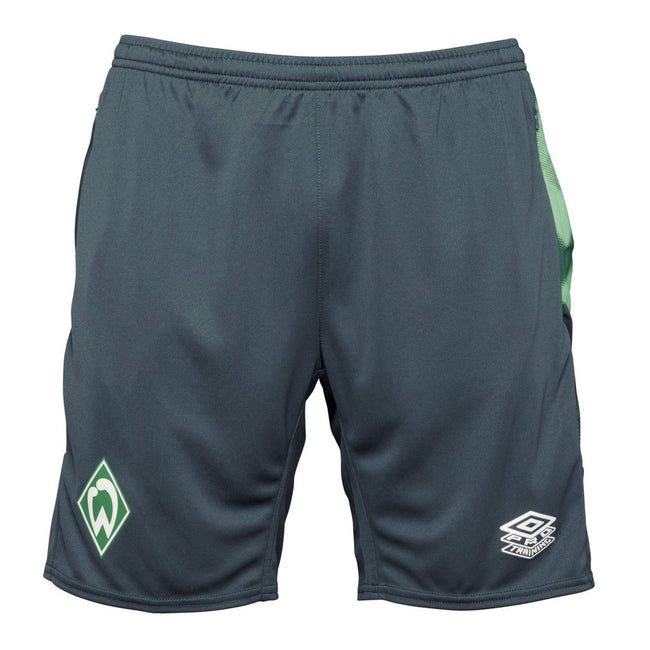 Stargazer-Deep Lake-Green - Front - SV Werder Bremen Childrens-Kids 22-23 Umbro Training Shorts