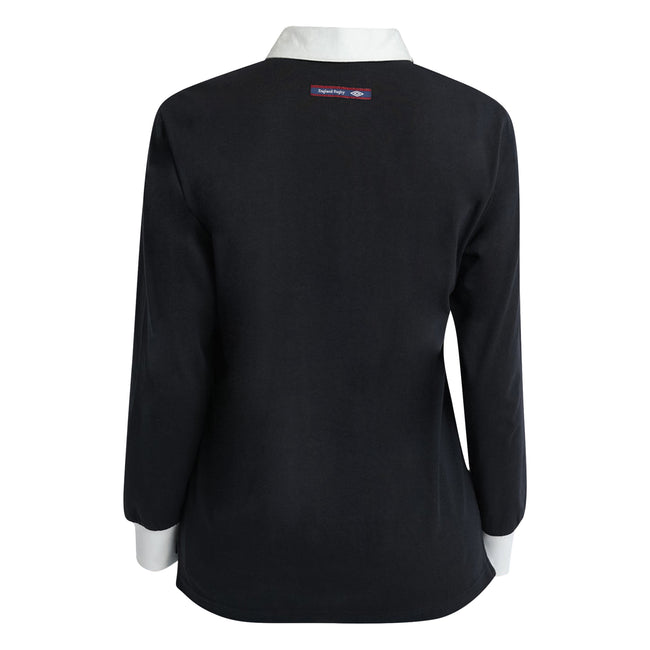 Black-Cloud Dancer - Back - England Rugby Womens-Ladies Umbro Jersey