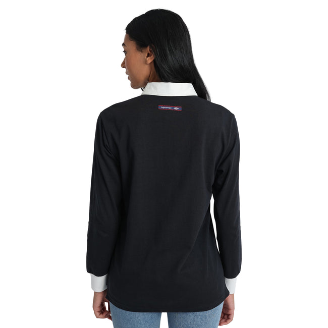 Black-Cloud Dancer - Pack Shot - England Rugby Womens-Ladies Umbro Jersey