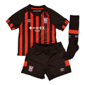 Black-Red - Front - Ipswich Town FC Baby 22-23 Umbro Away Kit