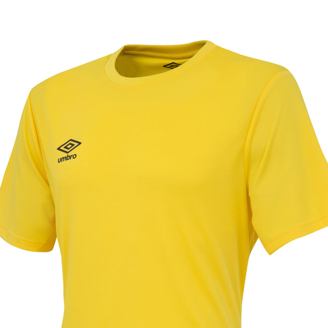 Yellow - Side - Umbro Childrens-Kids Club Jersey