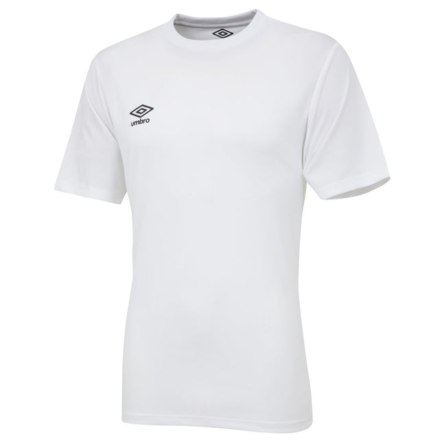 White - Front - Umbro Childrens-Kids Club Jersey