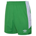 Emerald-White - Front - Umbro Mens Vier Shorts