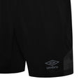 Black-Carbon - Side - Umbro Mens Vier Shorts