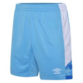 Sky Blue-White - Front - Umbro Mens Vier Shorts