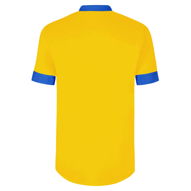 Yellow-Royal Blue - Back - Umbro Mens Tempest Jersey