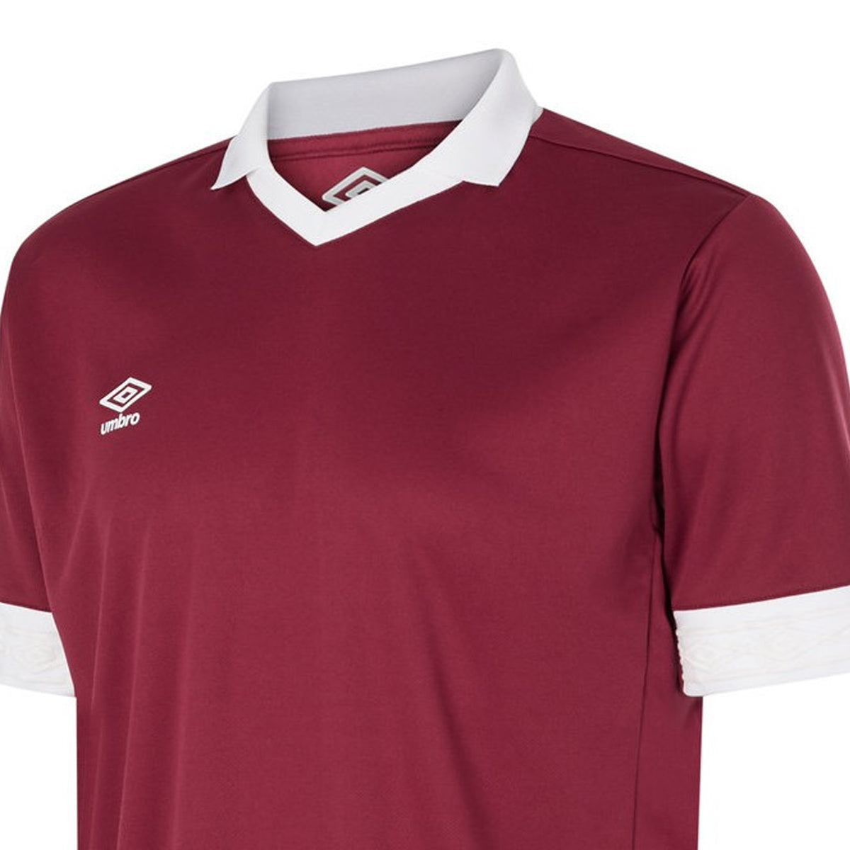 New Claret-White - Side - Umbro Mens Tempest Jersey