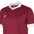 New Claret-White - Side - Umbro Mens Tempest Jersey