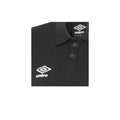 Carbon-White - Side - Umbro Womens-Ladies Club Essential Polo Shirt