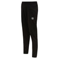 Black-White - Front - Umbro Mens Pro Fleece Jogging Bottoms