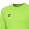 Green Gecko - Side - Umbro Childrens-Kids Club Long-Sleeved Jersey