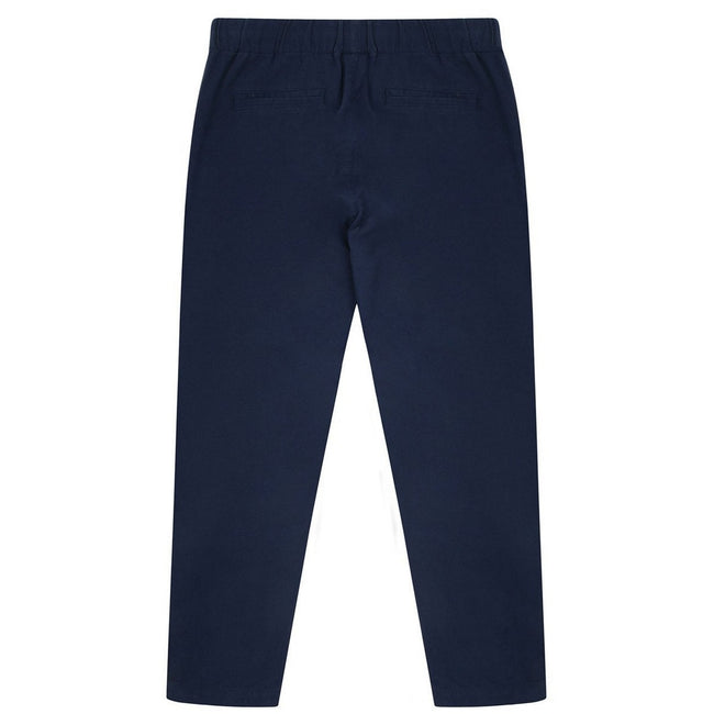 Dark Navy - Back - Umbro Mens Cotton Drill Jogging Bottoms